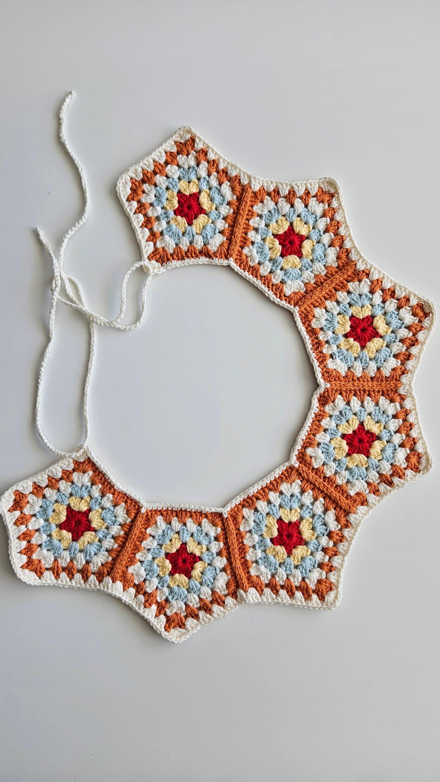 Handmade crochet collar